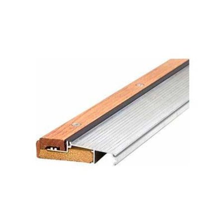 M-D BUILDING PRODUCTS M-D TH393 Adjustable Alum & Hardwood Sill - Inswing, 76281, 72", Silver 76281
